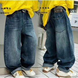 Фотография Джинсы детские на девочку 732 blue р.110-150 "Major" недорого оптом от прямого поставщика