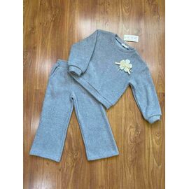 Костюм дитячий спортивний теплий на дівчинку 280-1 l.grey р.110-134 "RSV" недорого оптом від прямого постачальника