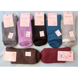 Фотография Носки женские тёплые HK2611 mix р.37-41 "Annet" недорого оптом от прямого поставщика