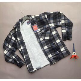 Сорочка чоловіча тепла VE0117-2 black р.M-4XL "Annet" недорого оптом від прямого постачальника