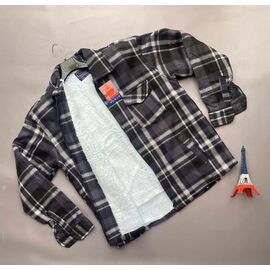 Сорочка чоловіча тепла VE0117-3 black р.M-4XL "Annet" недорого оптом від прямого постачальника