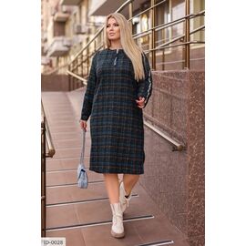 Фотография Женское летнее трикотажное платье р.50-52;54-56;58-60;62-64 (3цв) "LETTI" купить недорого от прямого поставщика