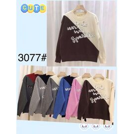 Фотография Свитер женский 3077 mix р.48-52 "PALMIRA" недорого оптом от прямого поставщика