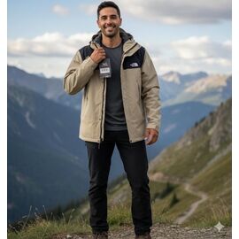 Вітровка чоловіча 6706 beige р.M-3XL "MACCALI" недорого оптом від прямого постачальника