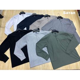 Фотография Свитер мужской NW834 l.blue р.3XL-6XL "Navas" недорого оптом от прямого поставщика