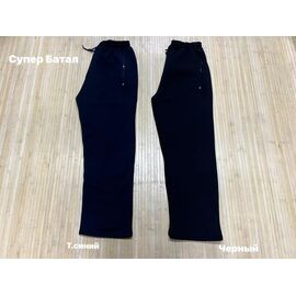 Фотография Штаны спортивные мужские утеплённые NW153 black р.7XL-10XL "Navas" недорого оптом от прямого поставщика