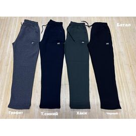 Фотография Штаны спортивные мужские утеплённые NW161 black р.3XL-6XL "Navas" недорого оптом от прямого поставщика