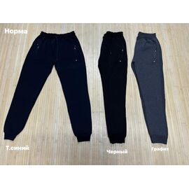 Фотография Штаны спортивные мужские утеплённые NW171 black р.M-2XL "Navas" недорого оптом от прямого поставщика