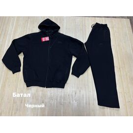 Костюм спортивний чоловічий NW184 black р.3XL-5XL "Navas" недорого оптом від прямого постачальника