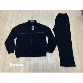 Костюм спортивний чоловічий NW199 black р.7XL-10XL "Navas" недорого оптом від прямого постачальника