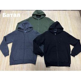 Кофта спортивна чоловіча NW205 khaki р.3XL-6XL "Navas" недорого оптом від прямого постачальника