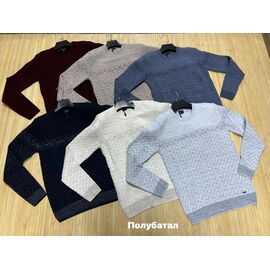 Фотография Свитер мужской NW265 l.blue р.L-2XL "Navas" недорого оптом от прямого поставщика