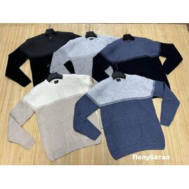 Фотография Свитер мужской NW267 l.grey р.L-2XL "Navas" недорого оптом от прямого поставщика