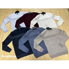 Светр чоловічий NW283 wine р.L-2XL "Navas" недорого оптом від прямого постачальника