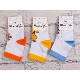 Фотография Носки детские унисекс 2289 mix р.0-3 "OL" недорого оптом от прямого поставщика