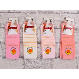 Фотография Носки детские на девочку N77 mix р.0-3 "OL" недорого оптом от прямого поставщика