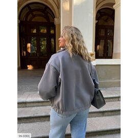 Бомбер жіночий великого розміру р.50-52;54-56;58-60 (4кол.) "VIKA" купити недорого від прямого постачальника