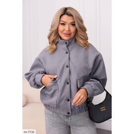 Бомбер жіночий великого розміру р.50-52;54-56;58-60 (4кол.) "VIKA" купити недорого від прямого постачальника