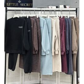 Костюм спортивний жіночий 500236 brown р.S-M "Little Secret" недорого оптом від прямого постачальника