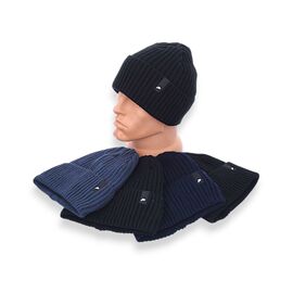 Фотография Шапка подростковая тёплая Y17-8 mix р.54-56 "Red Hat" недорого оптом от прямого поставщика