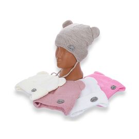 Фотография Шапка детская зимняя унисекс Y25-15D mix р.6-12 "Red Hat" недорого оптом от прямого поставщика