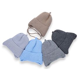 Фотография Шапка детская зимняя на мальчика Y25-1M mix р.0-6 "Red Hat" недорого оптом от прямого поставщика