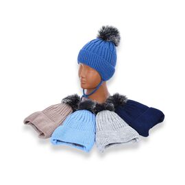 Фотография Шапка детская зимняя на мальчика Y25-2M mix р.3-6 "Red Hat" недорого оптом от прямого поставщика