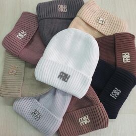 Фотография Шапка детская зимняя на девочку CN1302 mix р.10-15 "SELFI" недорого оптом от прямого поставщика