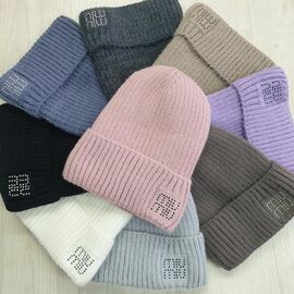 Фотография Шапка зимняя женская CN1310 mix р.56-60 "SELFI" недорого оптом от прямого поставщика