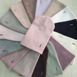 Фотография Шапка женская CN1319 mix р.56-60 "SELFI" недорого оптом от прямого поставщика