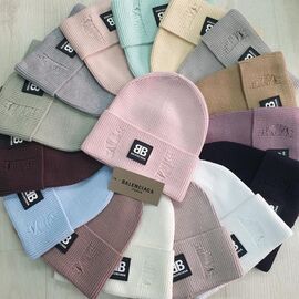 Фотография Шапка женская CN1322 mix р.56-60 "SELFI" недорого оптом от прямого поставщика