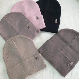 Фотография Шапка женская CN1348 mix р.56-60 "SELFI" недорого оптом от прямого поставщика