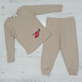 Фотография Костюм детский на мальчика 10100 beige р.2-6 "MALIBU" недорого оптом от прямого поставщика