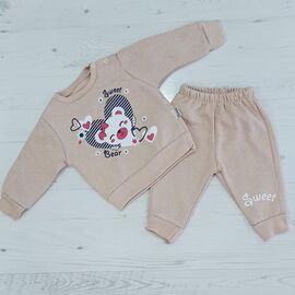 Фотография Костюм детский на девочку 3477 beige р.0.9-2 "MALIBU" недорого оптом от прямого поставщика