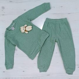 Фотография Костюм детский на девочку 5566 green р.4-8 "MALIBU" недорого оптом от прямого поставщика