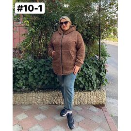 Фотография Куртка женская демисезонная 10-1 brown р.52-58 "ZLATA" недорого оптом от прямого поставщика