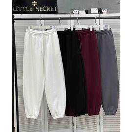Фотография Штаны спортивные женские тёплые 500287 white р.S-L "Little Secret" недорого оптом от прямого поставщика