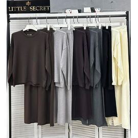 Костюм жіночий теплий S015 black р.one size "Little Secret" недорого оптом від прямого постачальника
