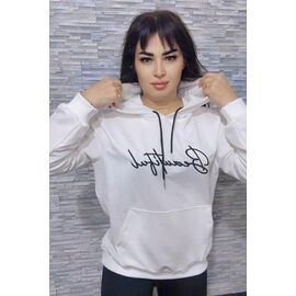 Худі жіноче NW714 white р.52-54 "Newe" недорого оптом від прямого постачальника