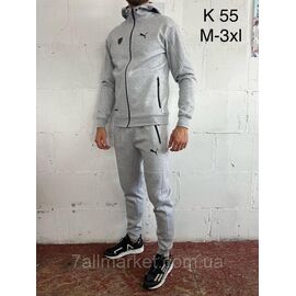 Фотография Спортивный костюм мужской на флисе размеры M-3XL (5цв) "SPORT" недорого от прямого поставщика