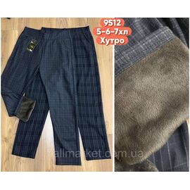 Фотография Брюки женские батал на меху размеры  5xl - 7xl ( 52-60 )"STELLA" недорого от прямого поставщика