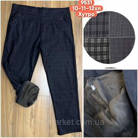 Фотография Брюки женские супер батал на меху размеры 10xl -12xl ( 64-70 )"STELLA" недорого от прямого поставщика