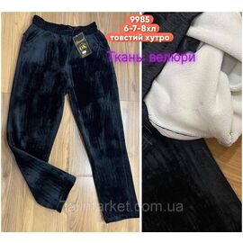 Фотография Спортивные штаны женские, прямые/мех р-ры 6XL-8XL (микс цв)"STELLA" недорого от прямого поставщика