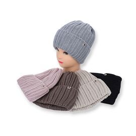 Шапка зимова жіноча QW002-2 на флісі mix р.56-60 "Angelica" недорого оптом від прямого постачальника