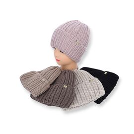 Шапка зимова жіноча QW001-2 на флісі mix р.56-60 "Angelica" недорого оптом від прямого постачальника