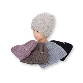 Шапка зимова жіноча QW001-3 на флісі mix р.56-60 "Angelica" недорого оптом від прямого постачальника