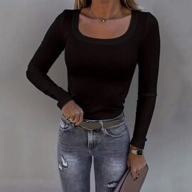 Светр жіночий 1049-1 black р.50-58 "FEMZONE" недорого оптом від прямого постачальника