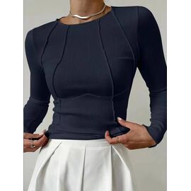 Светр жіночий 1069 navy р.42-52 "FEMZONE" недорого оптом від прямого постачальника