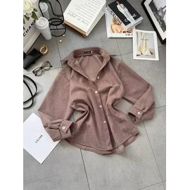 Сорочка жіноча 1138 brown р.42-58 "FEMZONE" недорого оптом від прямого постачальника