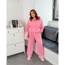 Костюм спортивний жіночий теплий 1140 pink р.42-58 "FEMZONE" недорого оптом від прямого постачальника